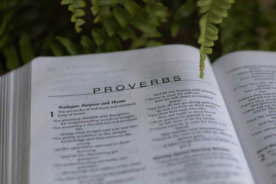 proverbs money Good Faith Investing