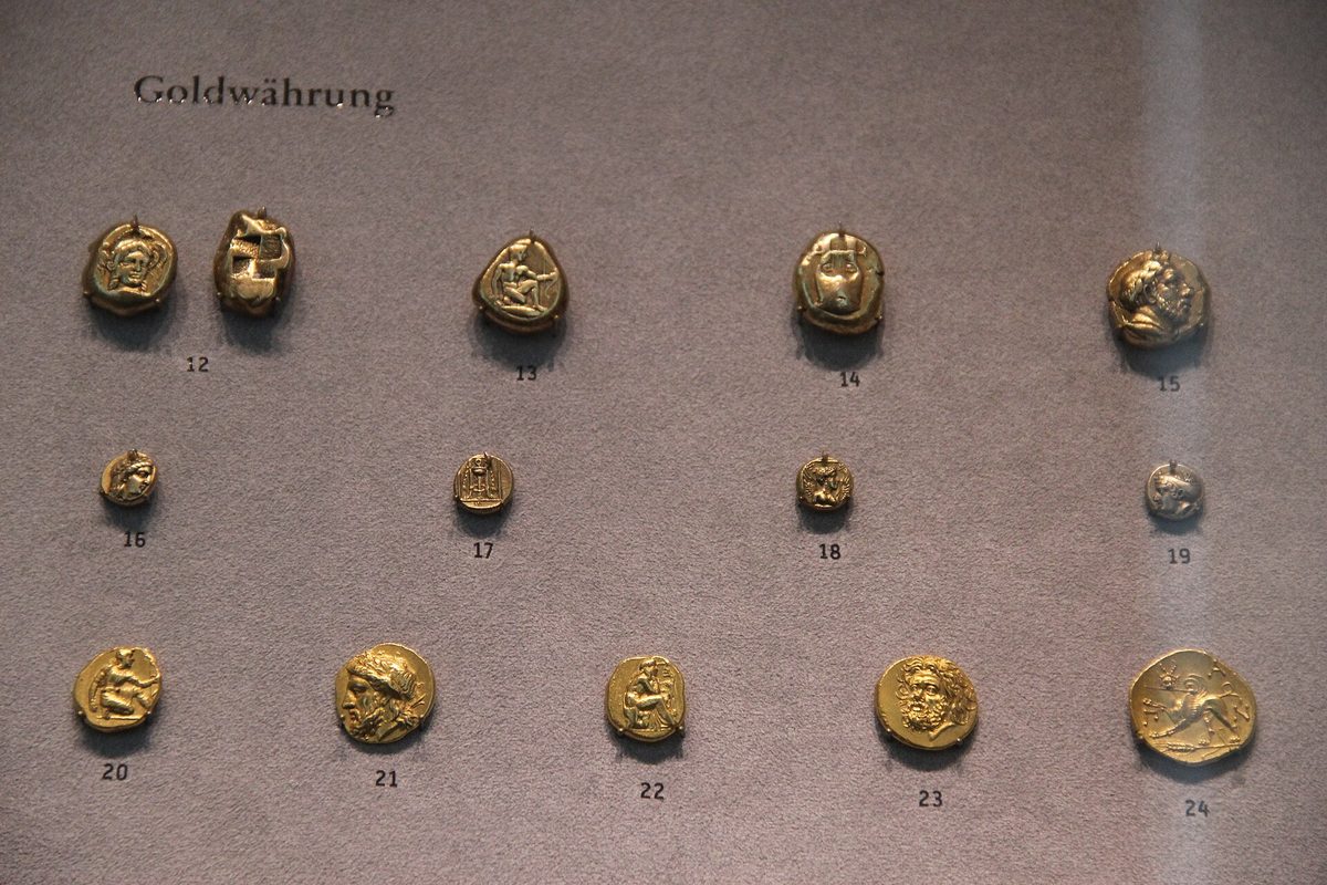 Ancient gold coins, evoking the Parable of the Talents